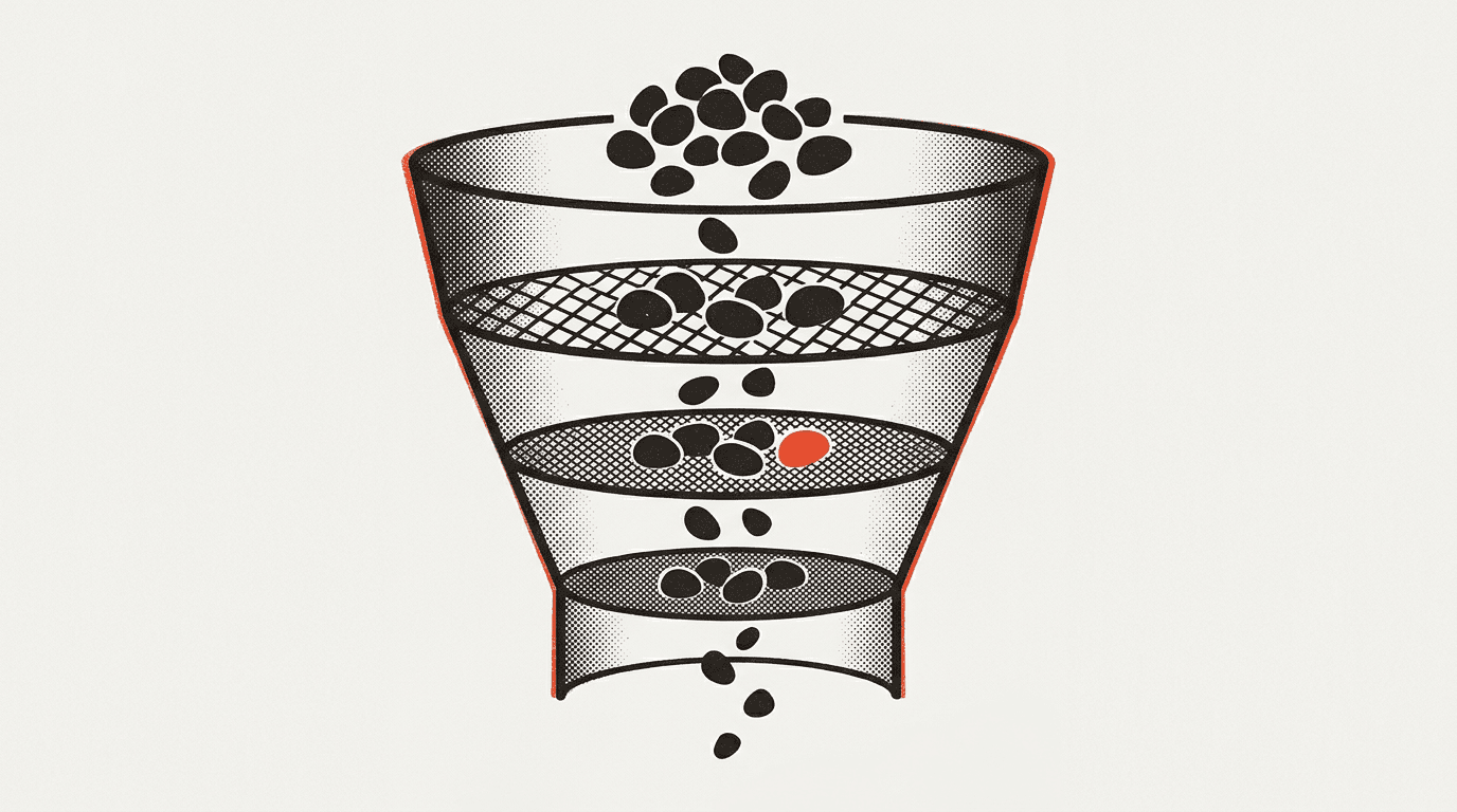 Abstract graphic with overlapping colorful circles and lines, suggesting data flow and cost savings.